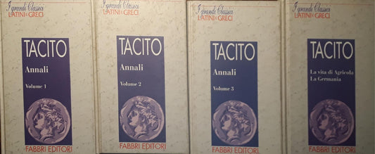 Annali (vol. 1-2-3) p.828; La vita di Agricola, La Germania p.299 - copertina