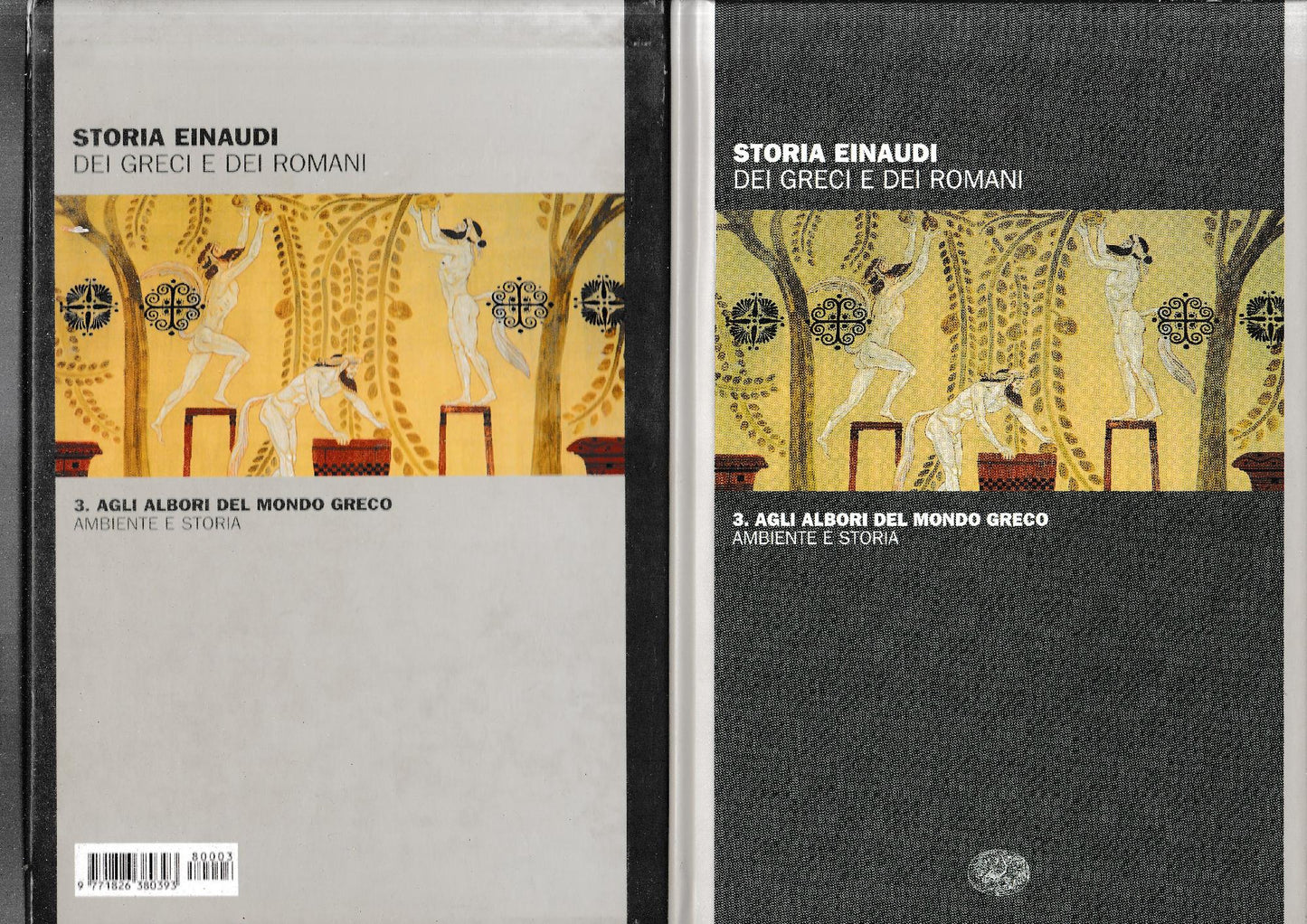 Storia Einaudi dei Greci e dei Romani, n. 3. Agli albori del mondo greco - copertina