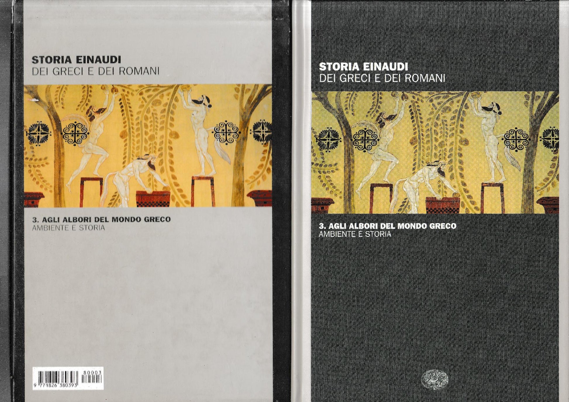 Storia Einaudi dei Greci e dei Romani, n. 3. Agli albori del mondo greco - copertina