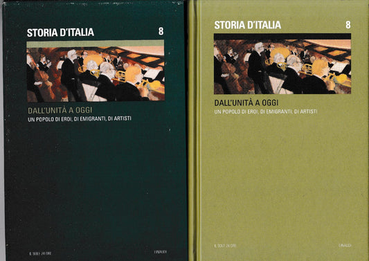 Storia d'Italia n. 8. Dall'unità a oggi - copertina