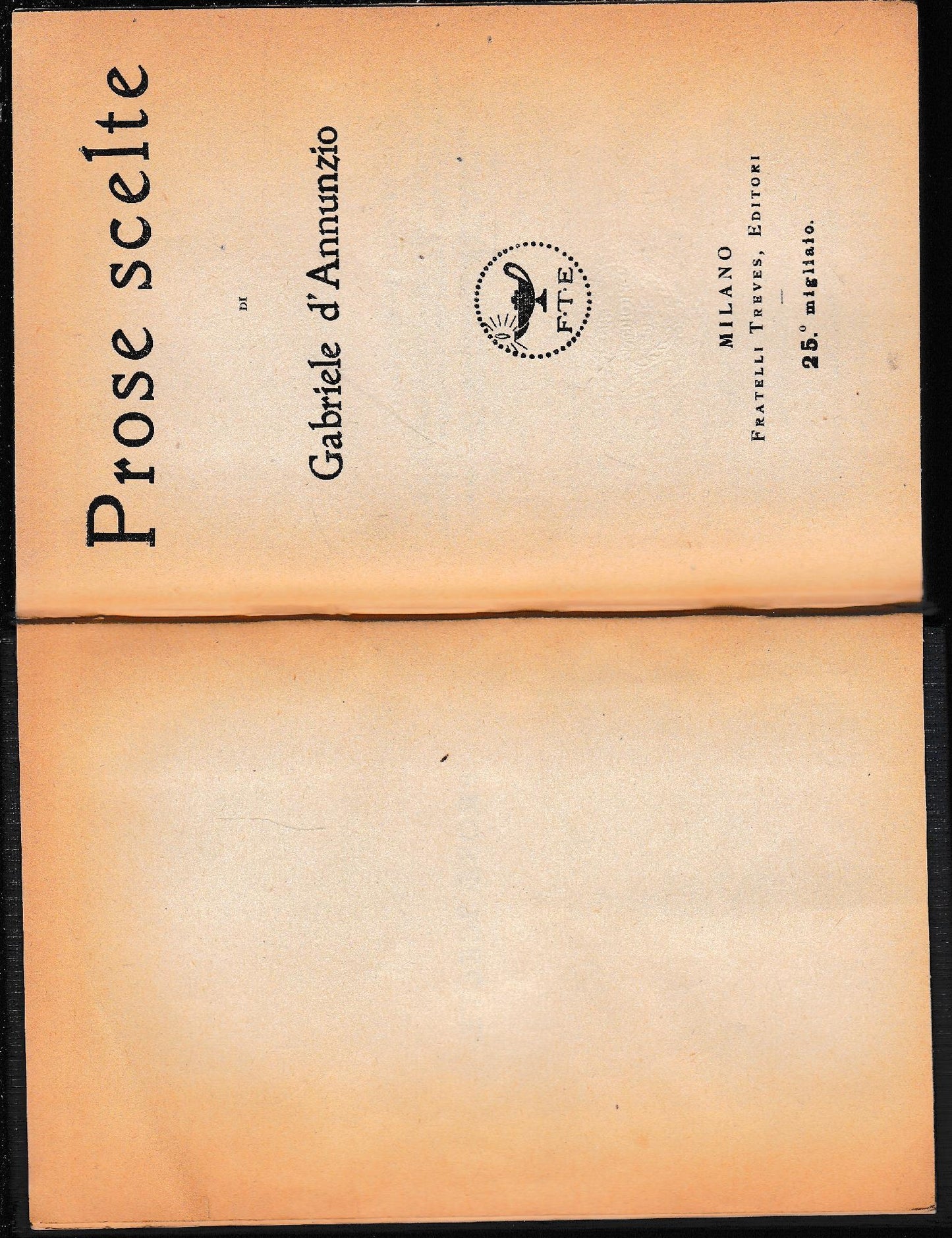 Prose scelte, 25° migliaio - copertina