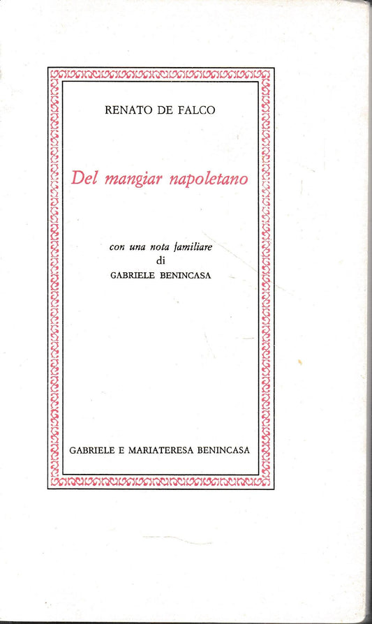 Del mangiar napoletano - copertina
