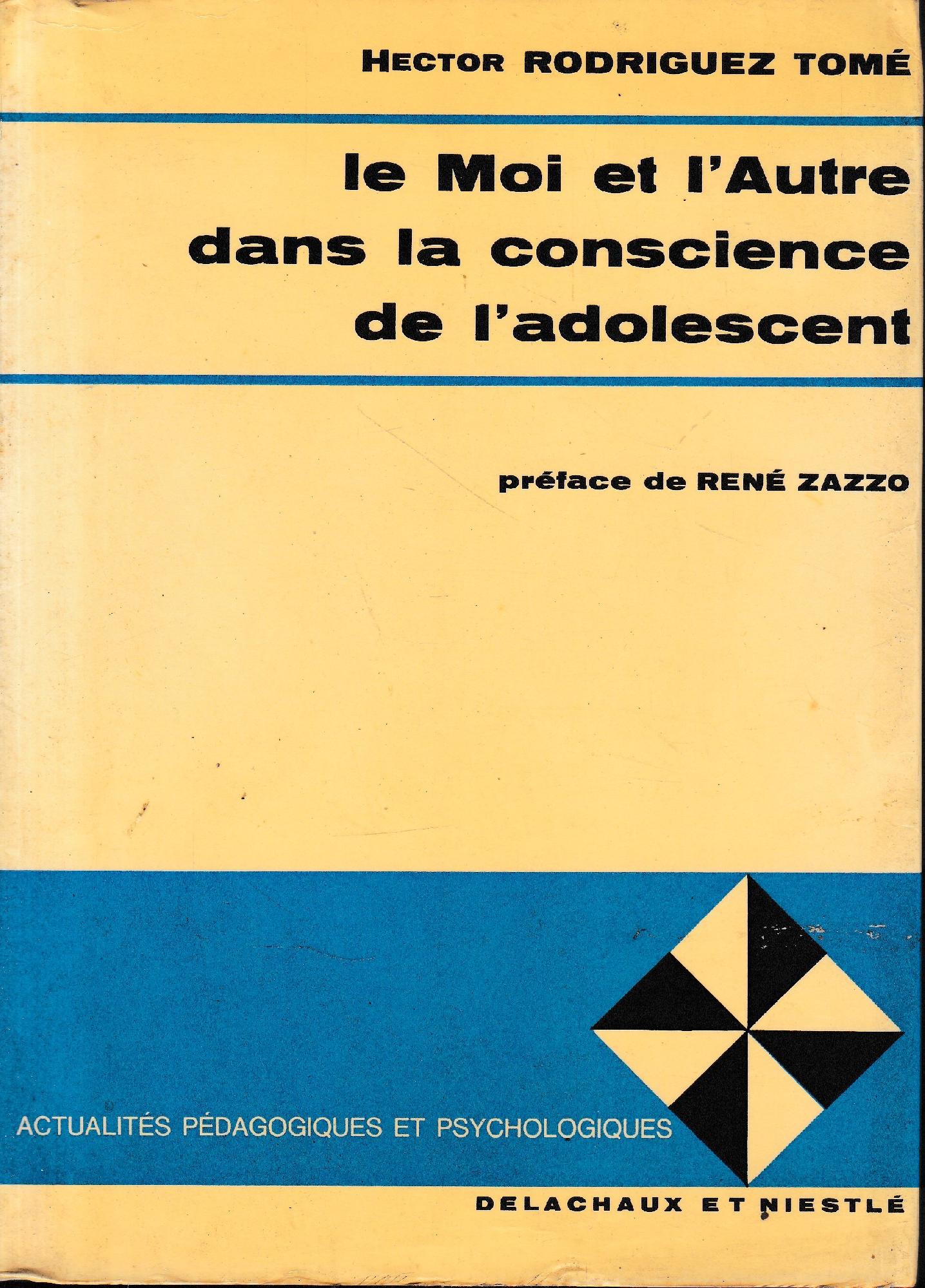 Le Moi et l'Autre dans la Conscience de l'adolescent - copertina