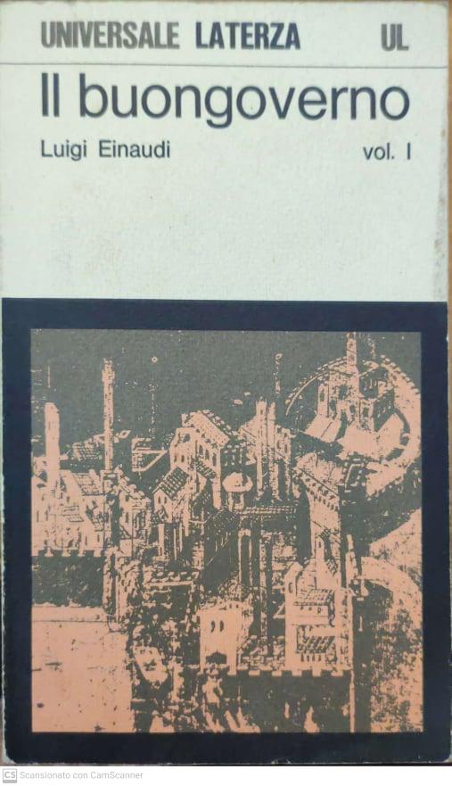 Il buongoverno. Vol I - copertina
