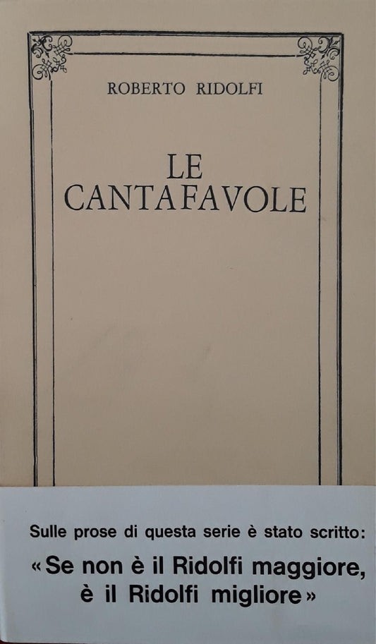 Le cantafavole - copertina