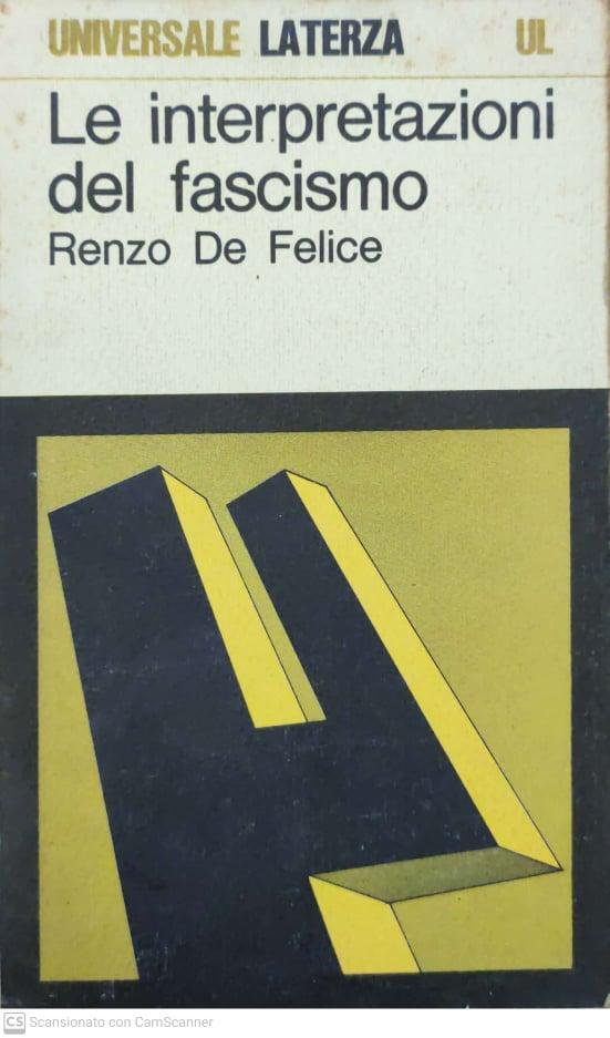 Le interpretazioni del fascismo - copertina