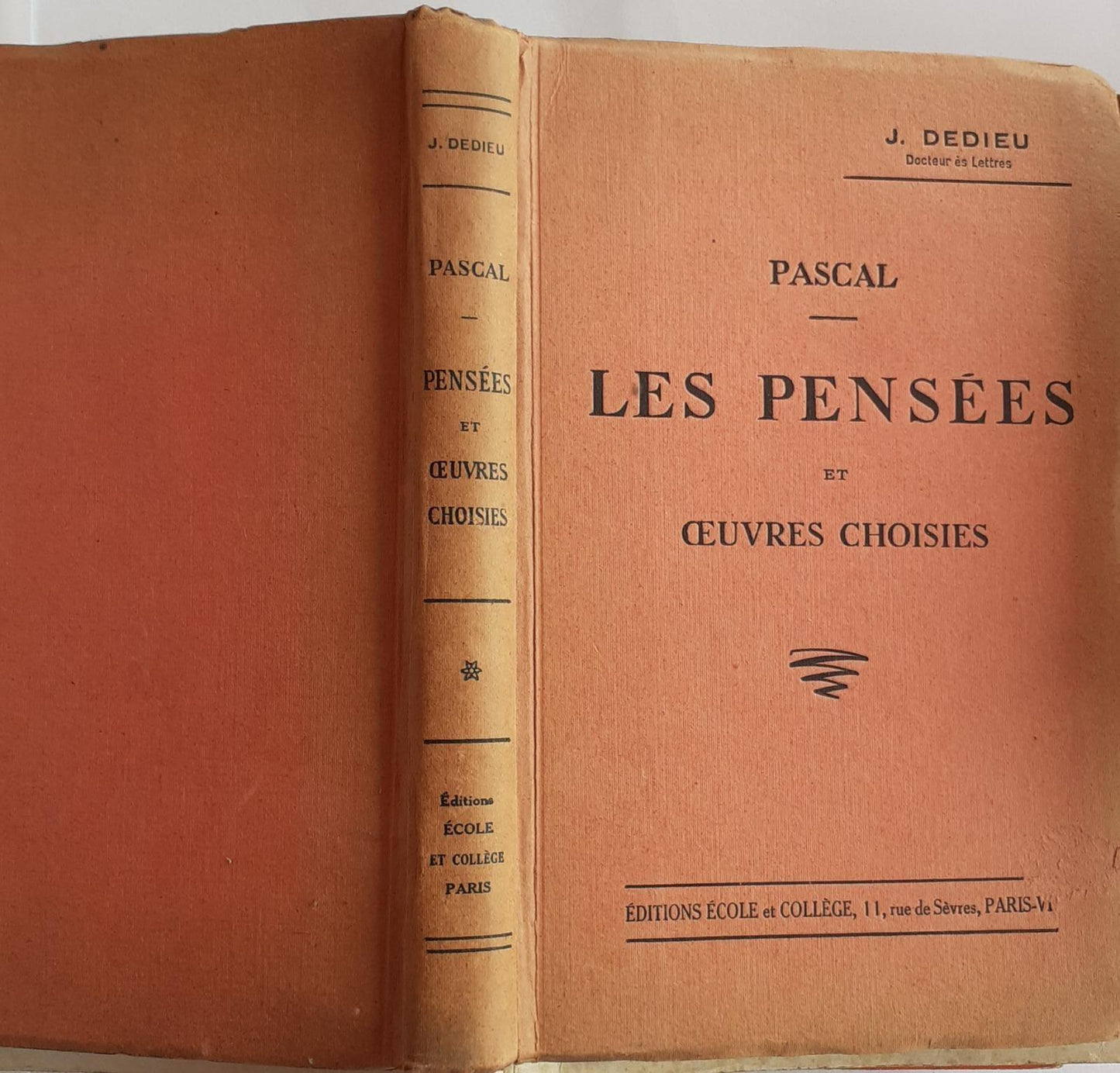 Pascal. Les Pensees et  oeuvres choisies - copertina