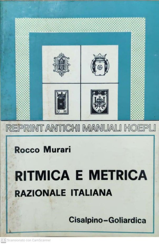 Ritmica e metrica - copertina