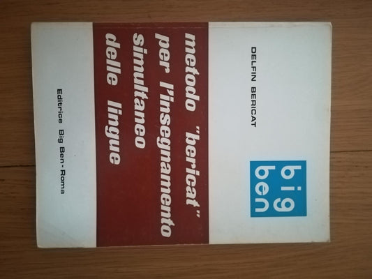 Metodo "Bericat" per l'insegnamento simultaneo delle lingue - copertina