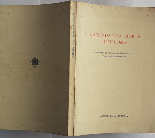L'azienda e la liberta' dell'uomo - copertina