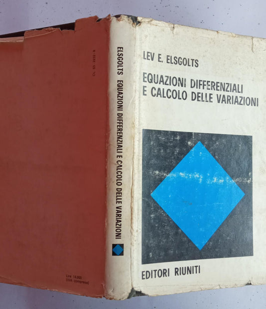 Equazioni differenziali e calcolo delle variazioni - copertina