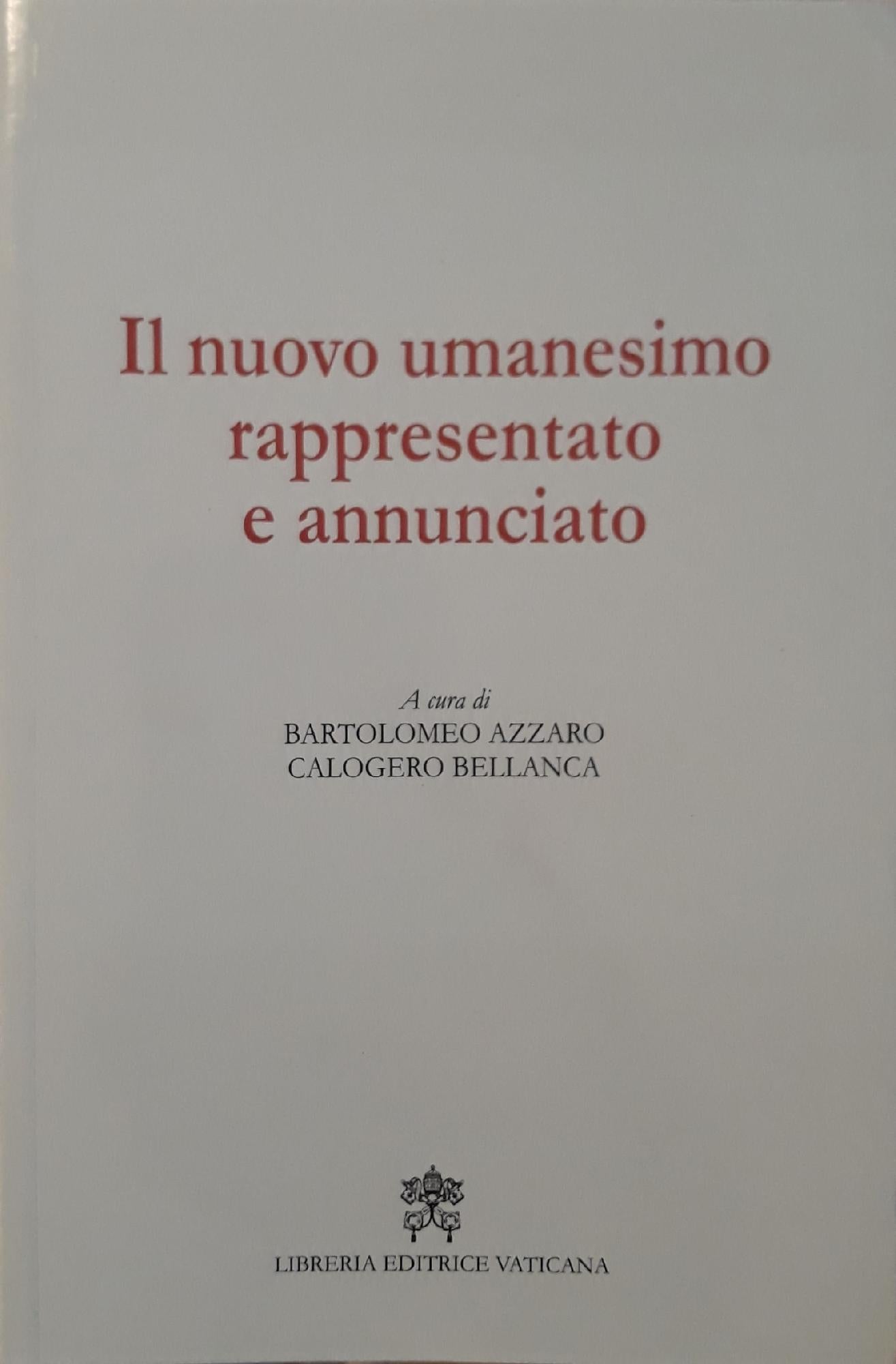 Il nuovo umanesimo rappresentato e annunciato - copertina