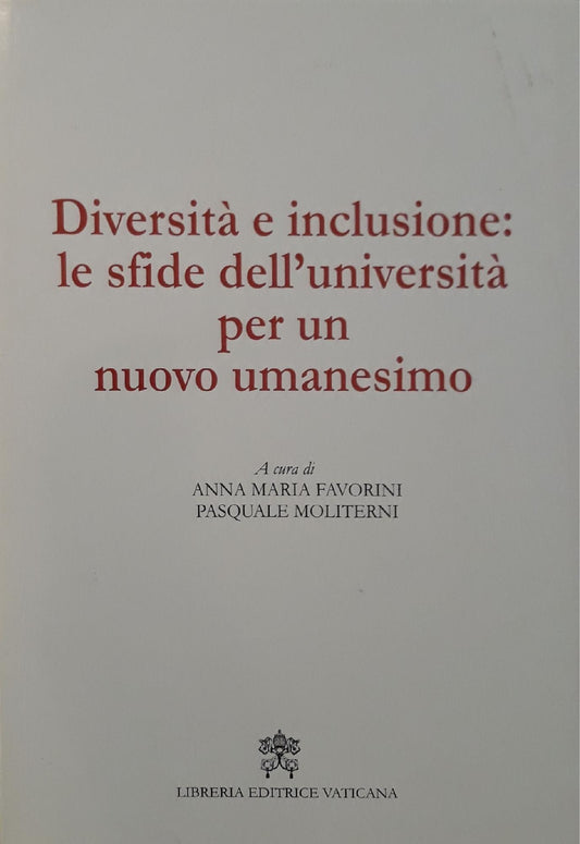 Diversità e inclusione : le sfide dell'università per un nuovo umanesimo - copertina
