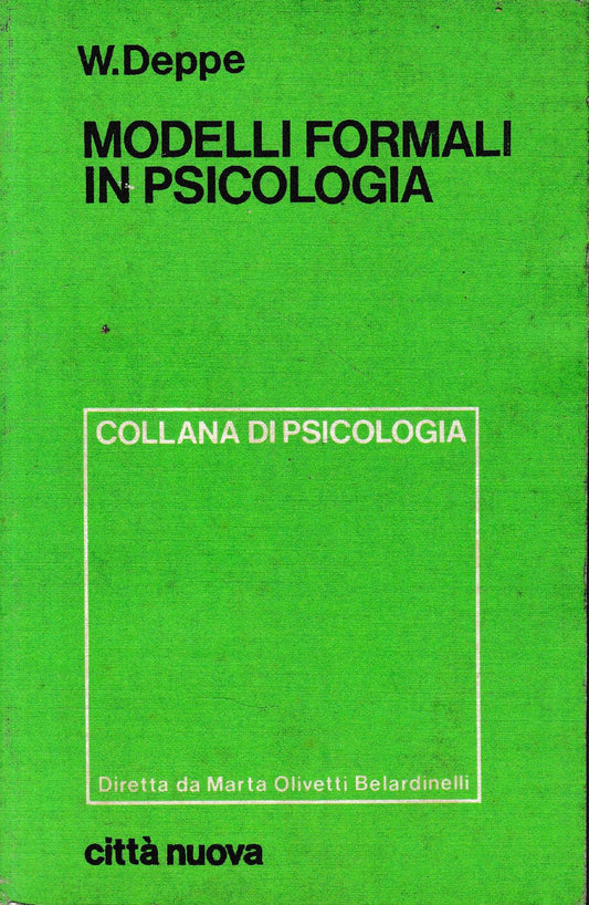 Modelli formali di Psicologia - copertina