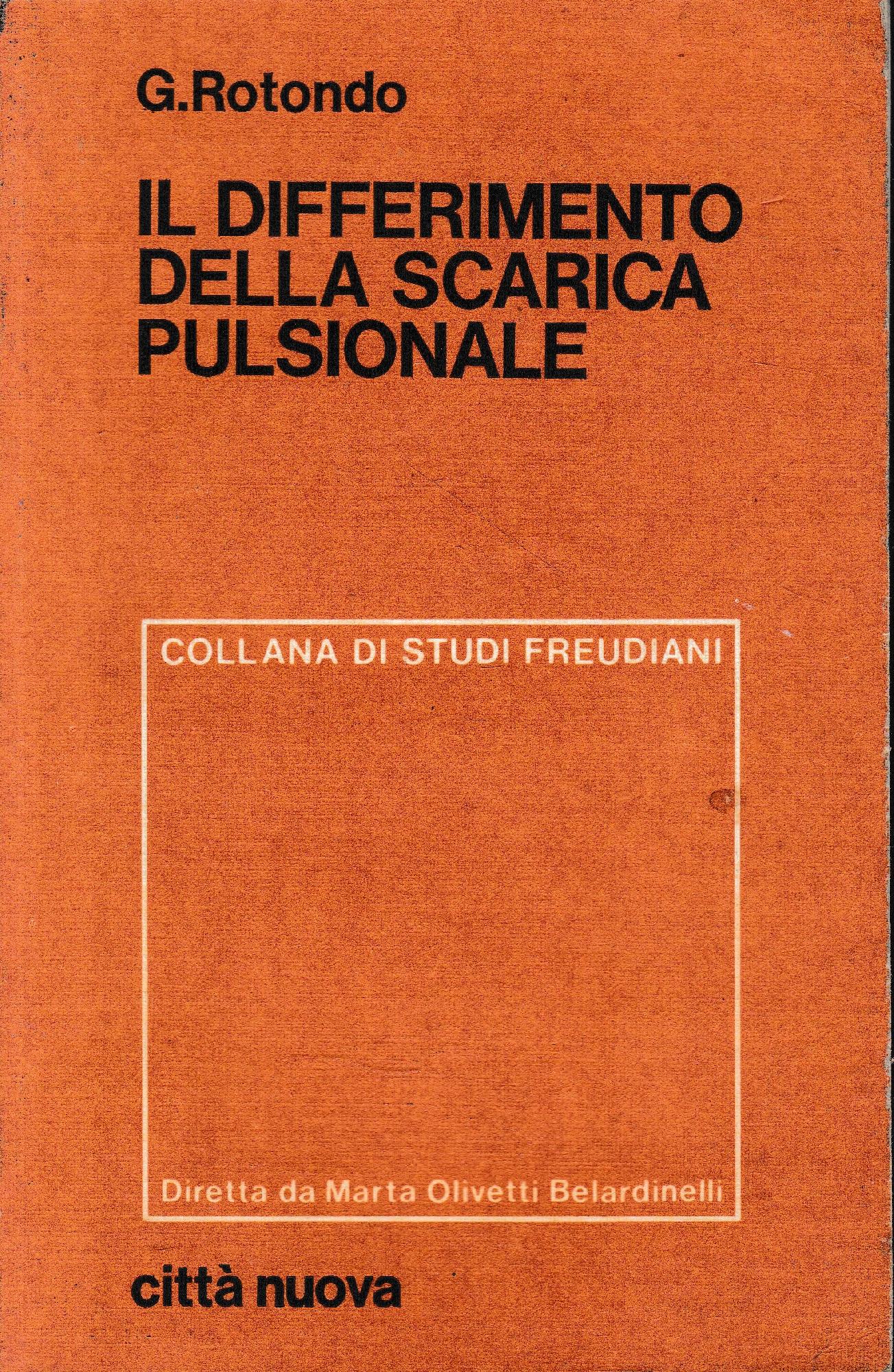 Il differimento della scarica pulsionale - copertina