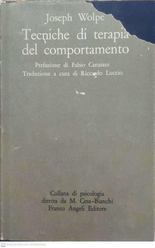 Tecniche di terapia del comportamento - copertina