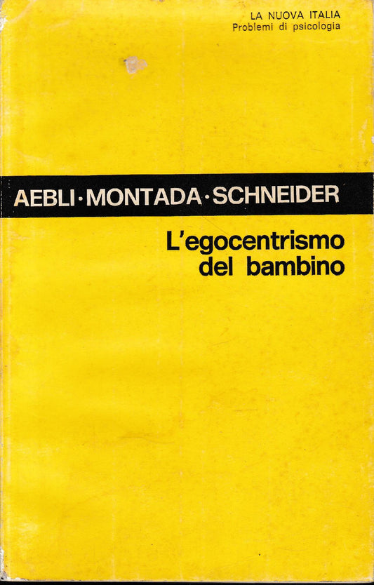 L'egocentrismo del bambino - copertina