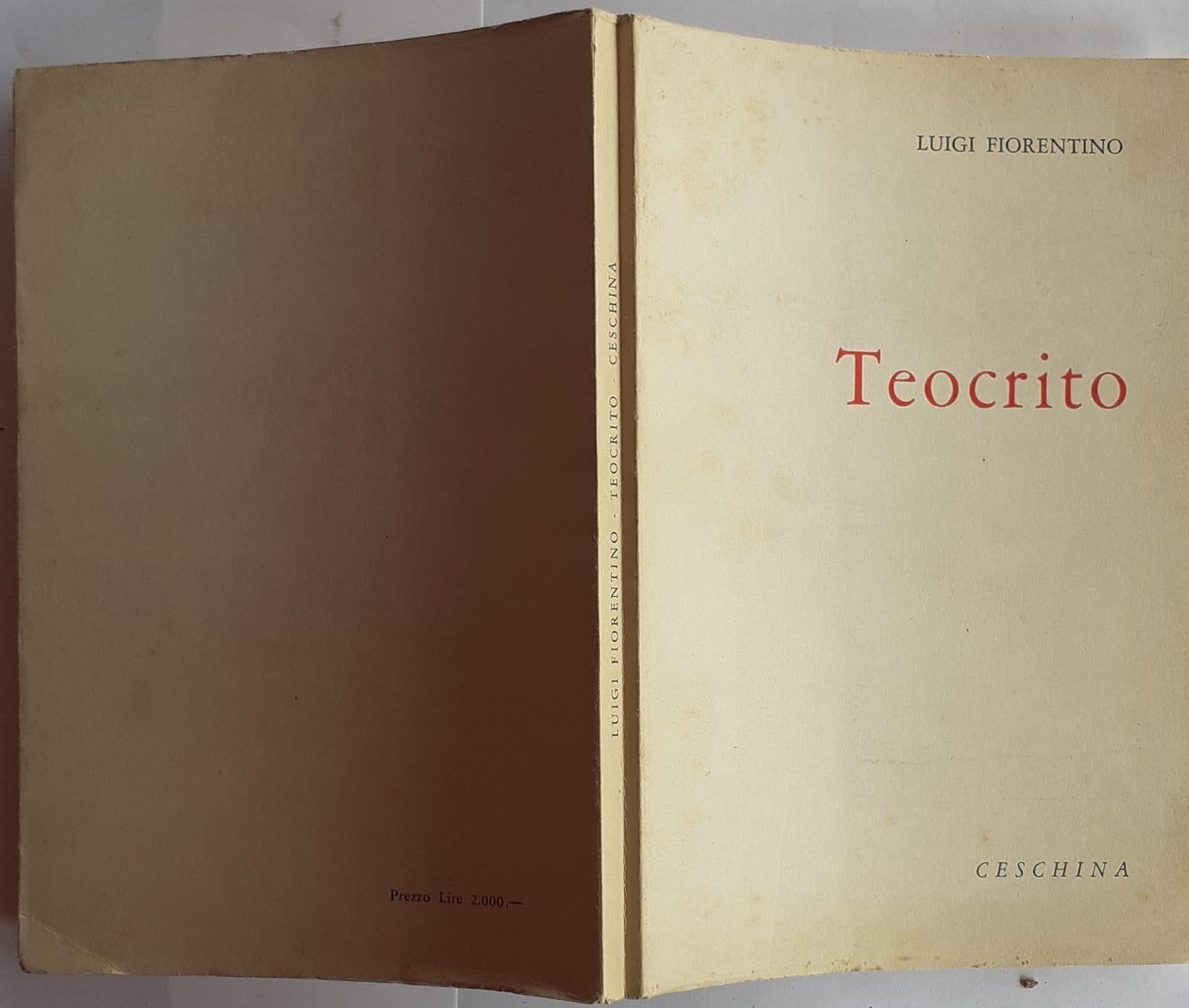 Teocrito - copertina