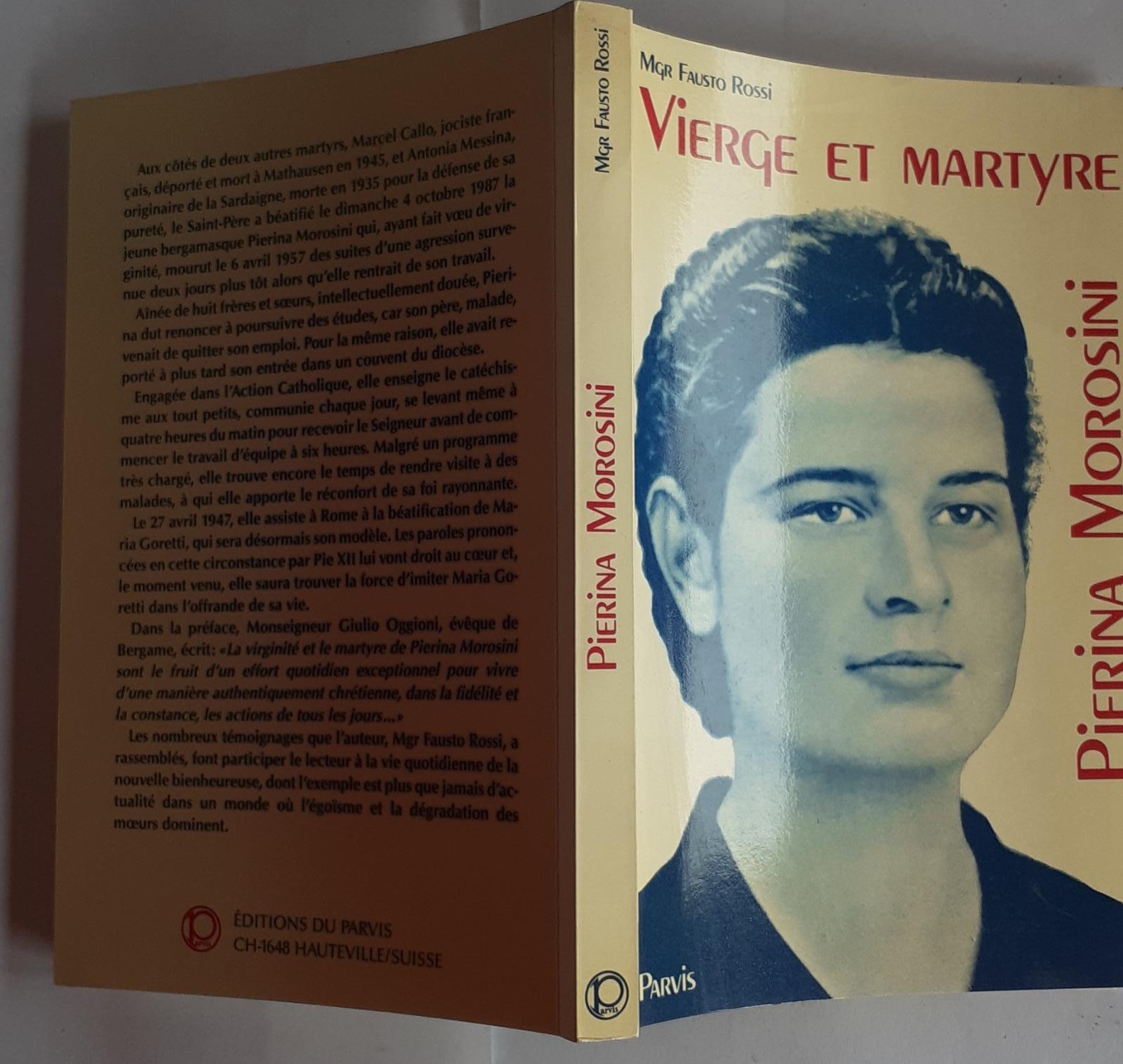 Pierina Morosini Vierge et martyre - copertina