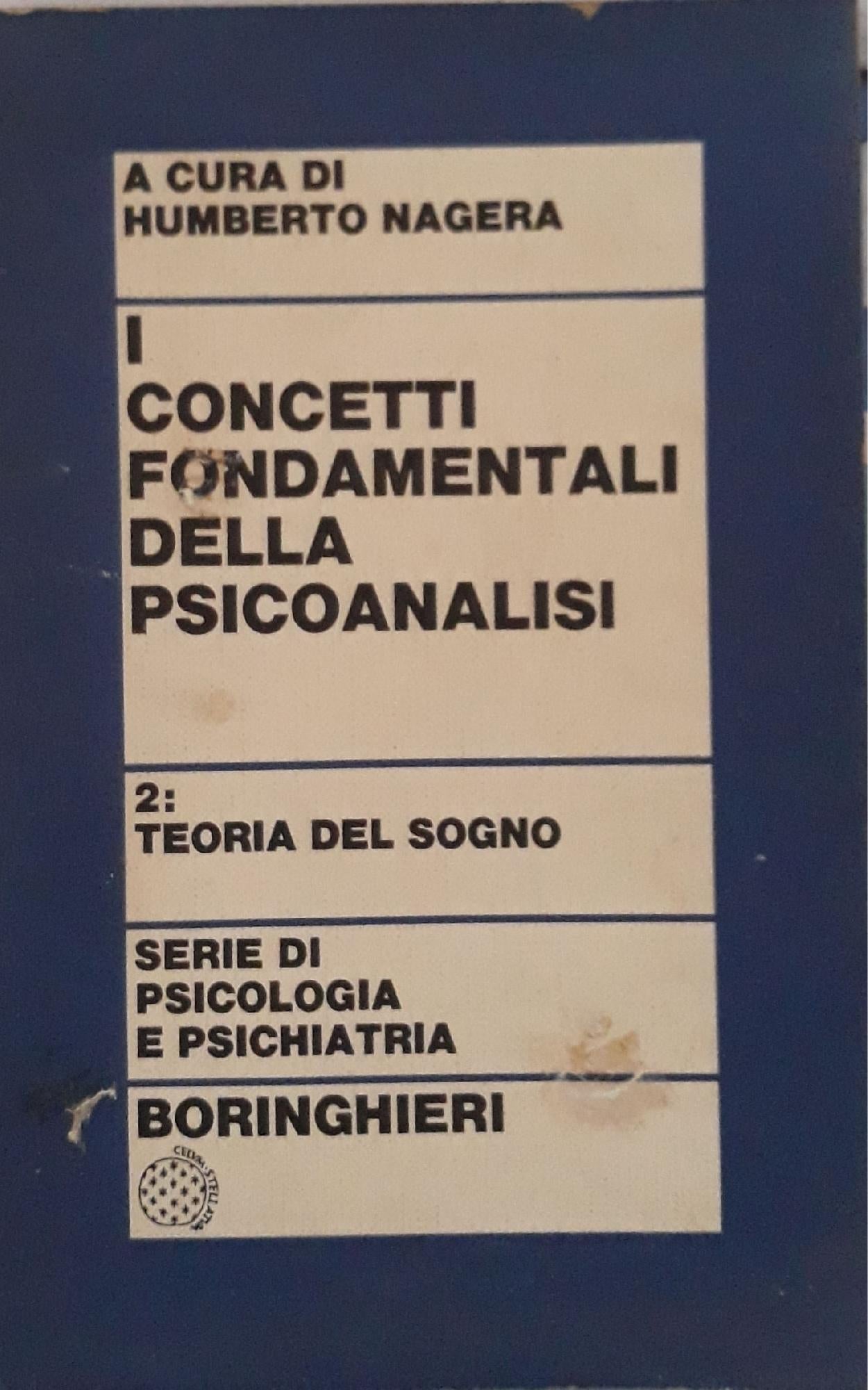 I concetti fondamentali della psicoanalisi (vol 2: teoria del sogno) - copertina
