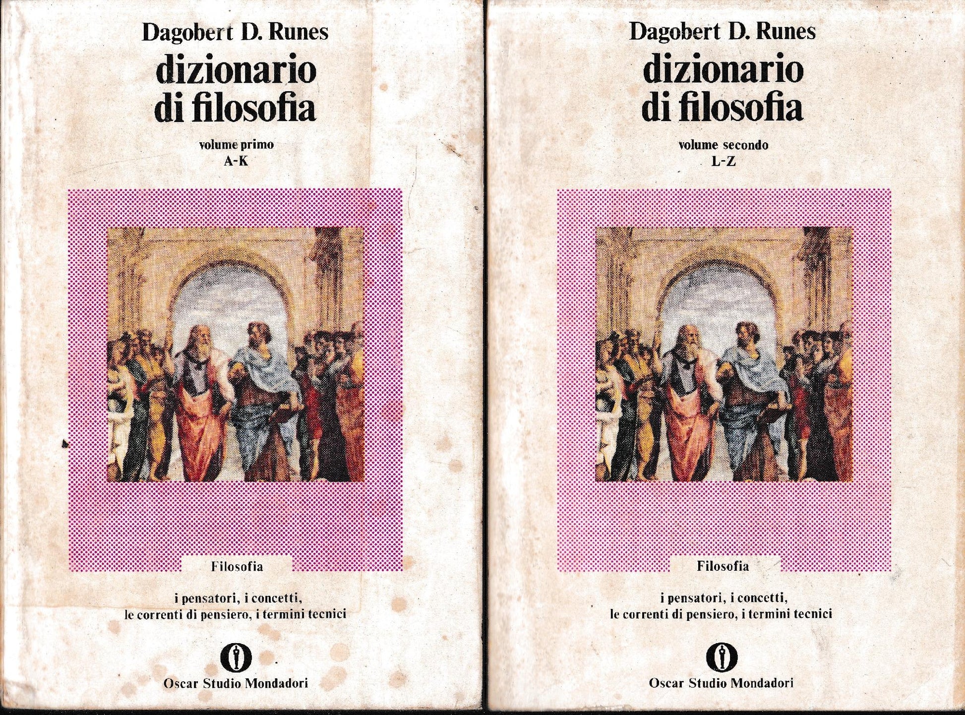 Dizionario di filosofia due volumi - copertina