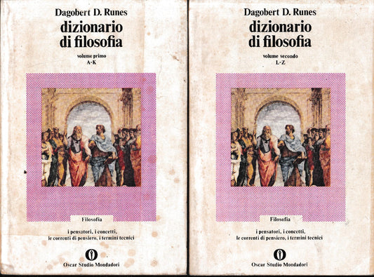 Dizionario di filosofia due volumi - copertina