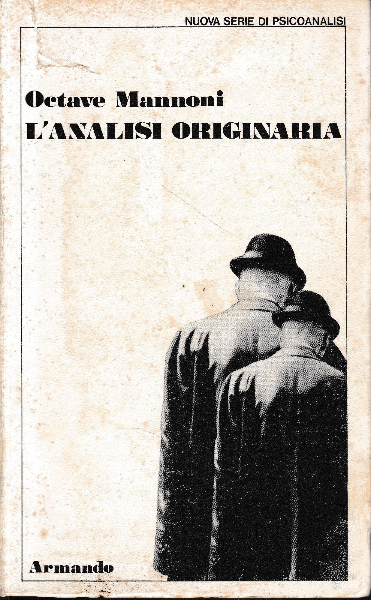 L'analisi originaria - copertina