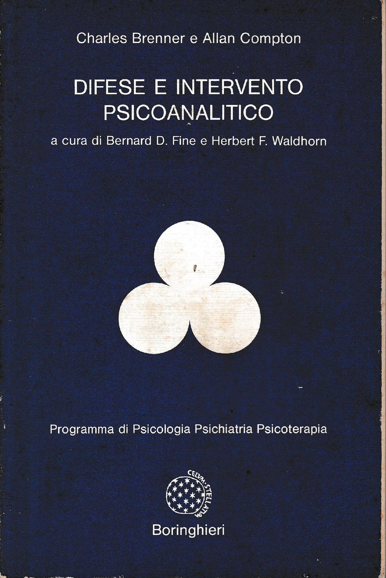 Difese e intervento psicoanalitico - copertina