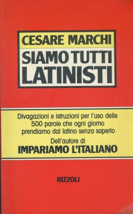 Siamo tutti latinisti - copertina