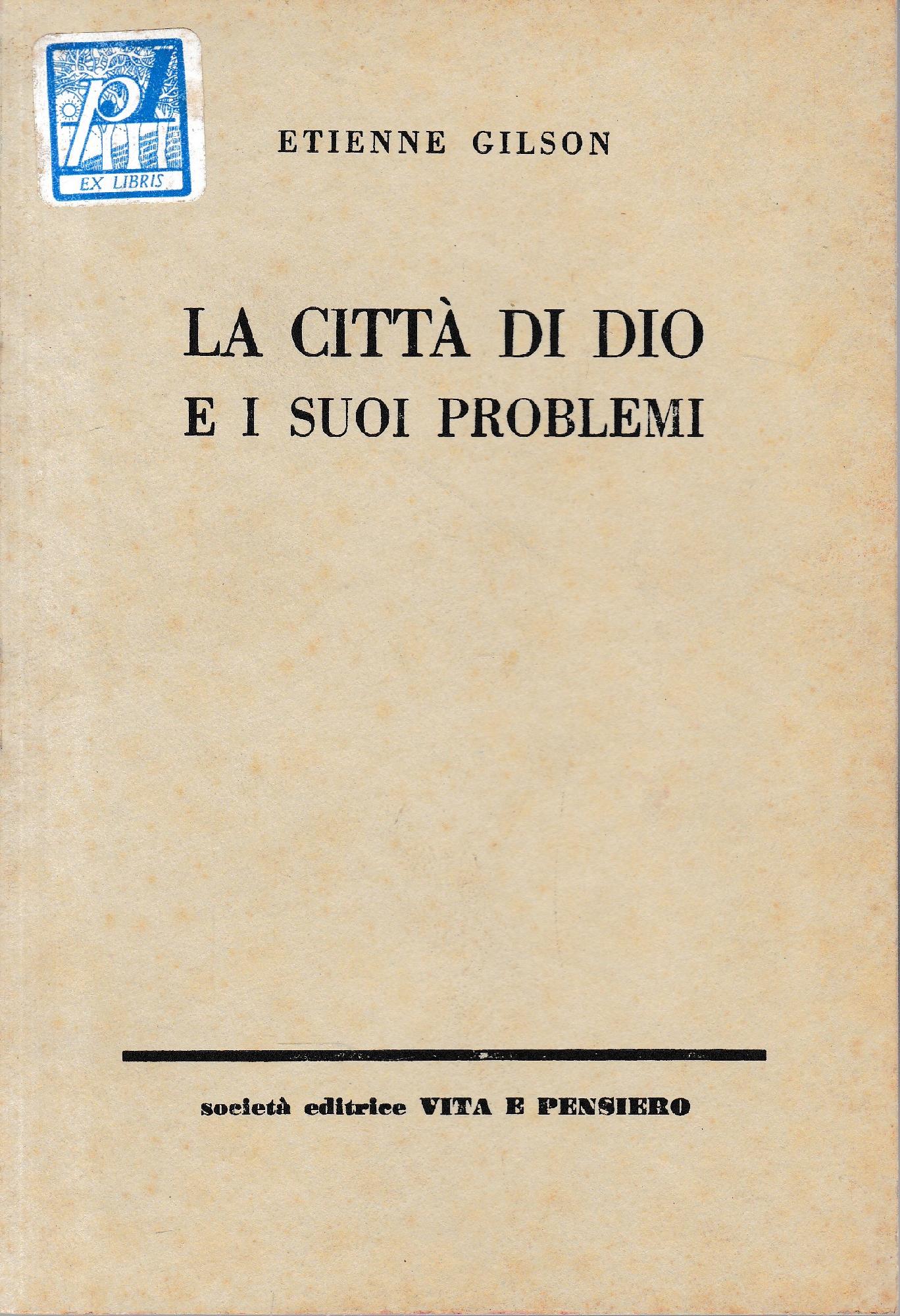La città di Dio e i suoi problemi - copertina