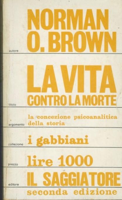 La vita contro la morte - copertina