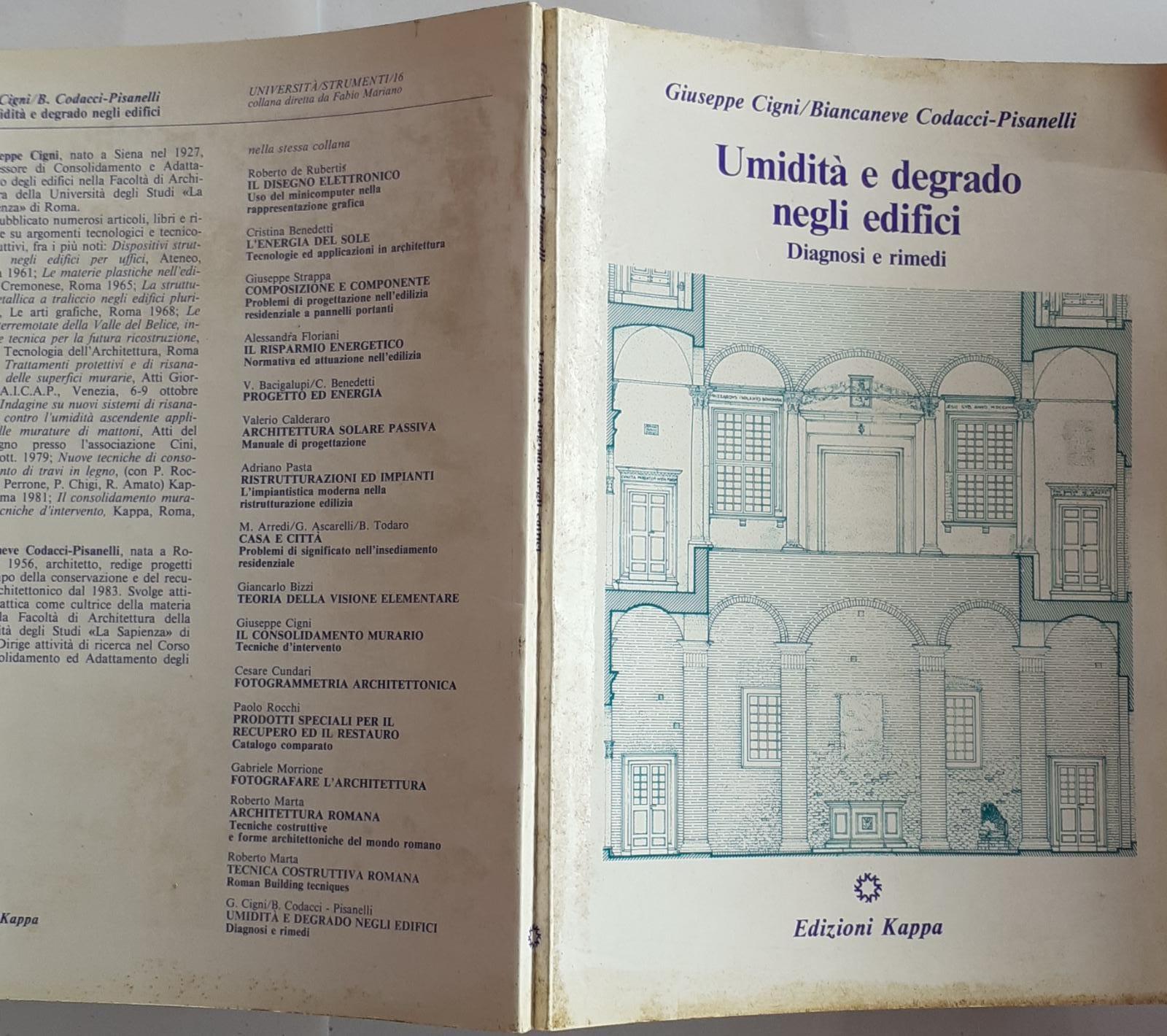 Umidita' e degrado negli edifici - copertina