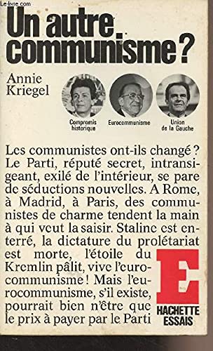 Un Autre Communisme ? - copertina