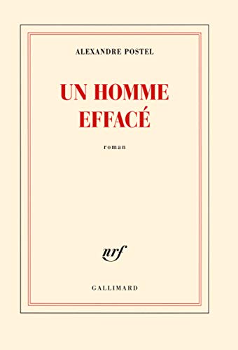 Un homme effacé - copertina