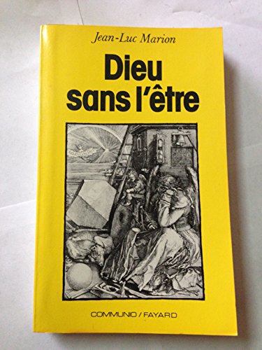 Dieu sans l'être : Hors-texte - copertina