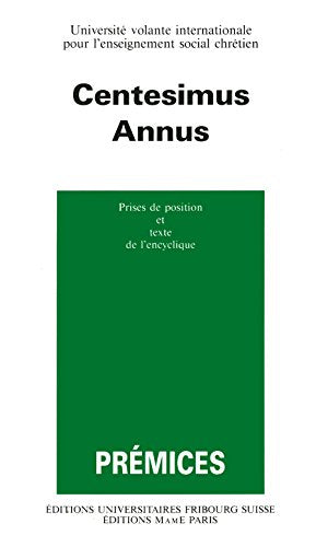 Centesimus annus: Prises de position et texte de l'encyclique - copertina