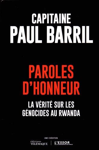 Paroles d'honneur : La vérité sur le génocide au Rwanda - copertina