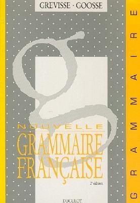 Nouvelle grammaire française - copertina
