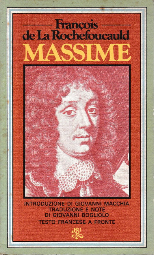 Massime. Riflessioni varie e autoritratto. - copertina
