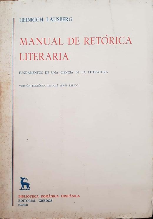 Manual de retorica literaria. Vol 2 - copertina