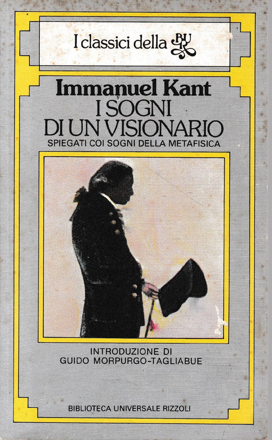 I sogni di un visionario spiegati coi sogni della metafisica - copertina