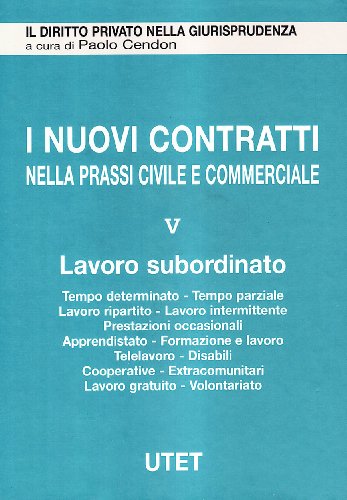 I nuovi contratti nella prassi civile e commerciale. Lavoro subordinato (Vol. 5) - copertina