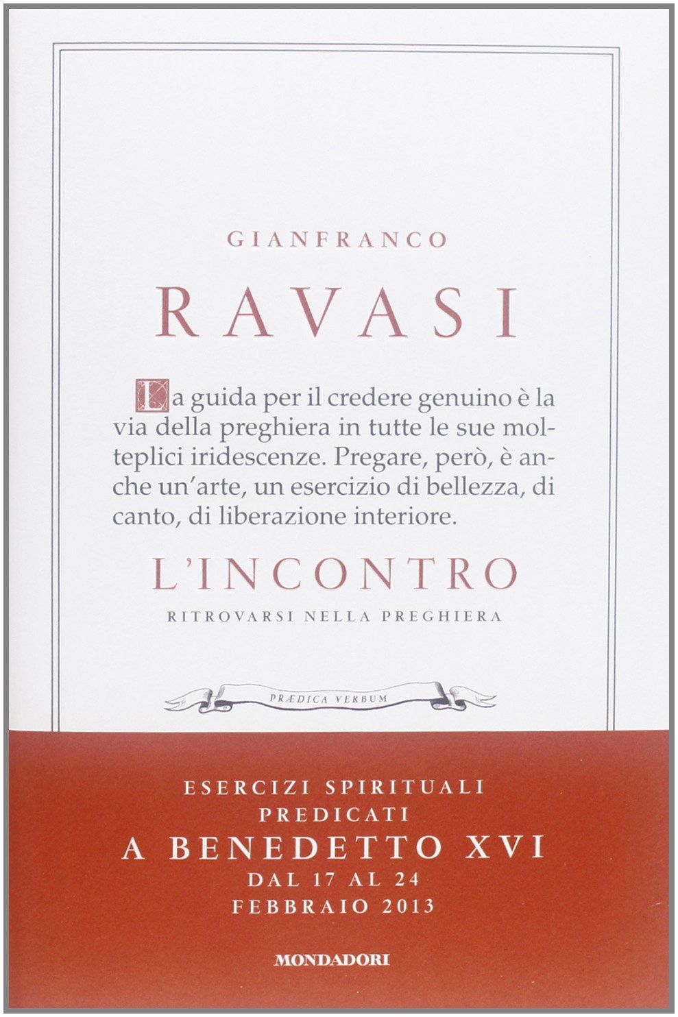 L'incontro. Ritrovarsi nella preghiera - copertina