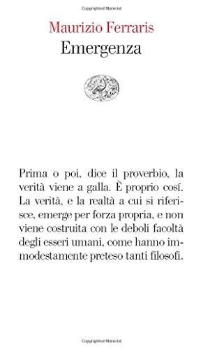Emergenza - copertina