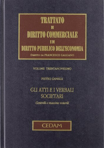 Gli atti e i verbali societari - copertina