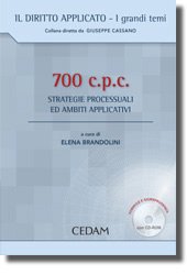 700 c.p.c. Strategie processuali ed ambiti applicativi. Con CD-ROM - copertina