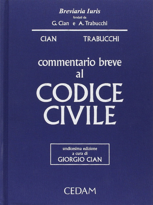 Commentario breve al codice civile - copertina