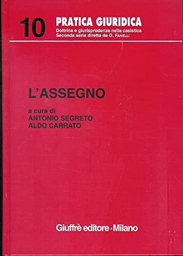 L'assegno - copertina