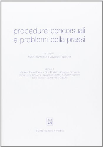 Procedure concorsuali e problemi della prassi. Atti del Convegno (Lanciano, 31 maggio-1 giugno 1996) - copertina