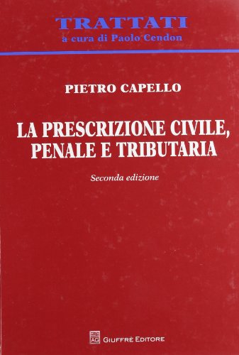 Prescrizione Civile Penale Tributaria - copertina